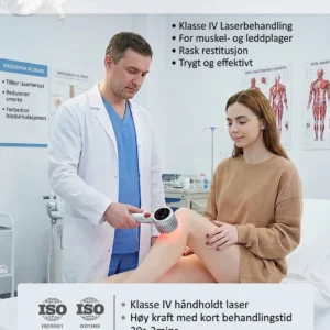 Høyeffekts håndholdt laserterapiapparat